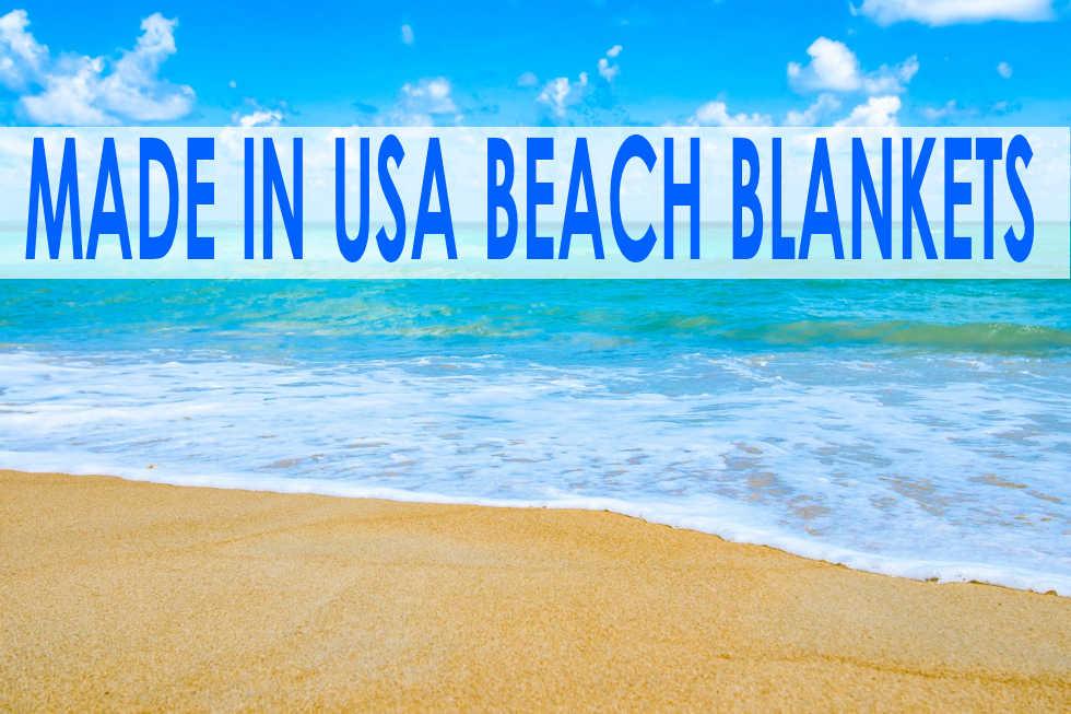 blue beach blanket