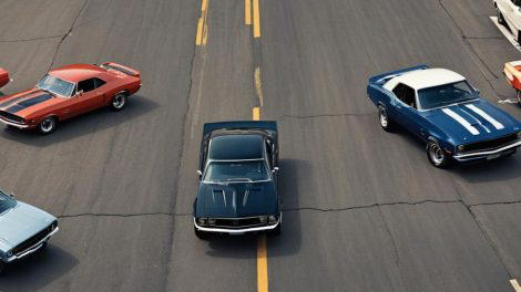 Classic American made Muscle Cars