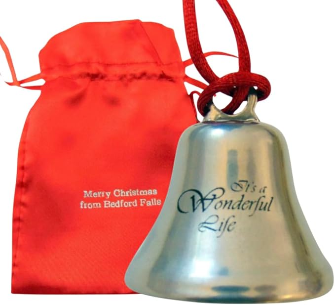 It's A Wonderful Life Christmas Ornament Bell Made in USA