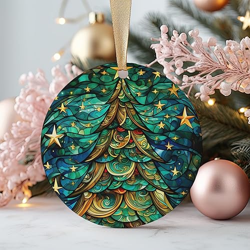 Add a special touch to your holiday décor with our Handcrafted Christmas Ornament Decoration, perfect for creating a festive and inviting atmosphere. Made in the USA.